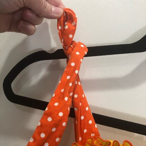 Vintage Jody T Yellow Midi Summer Dress Size 7 Cottagecore Boho - Picture 6 of 8